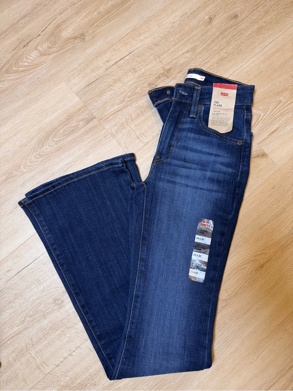 Levi's Women's Deep Indigo Flare Jeans